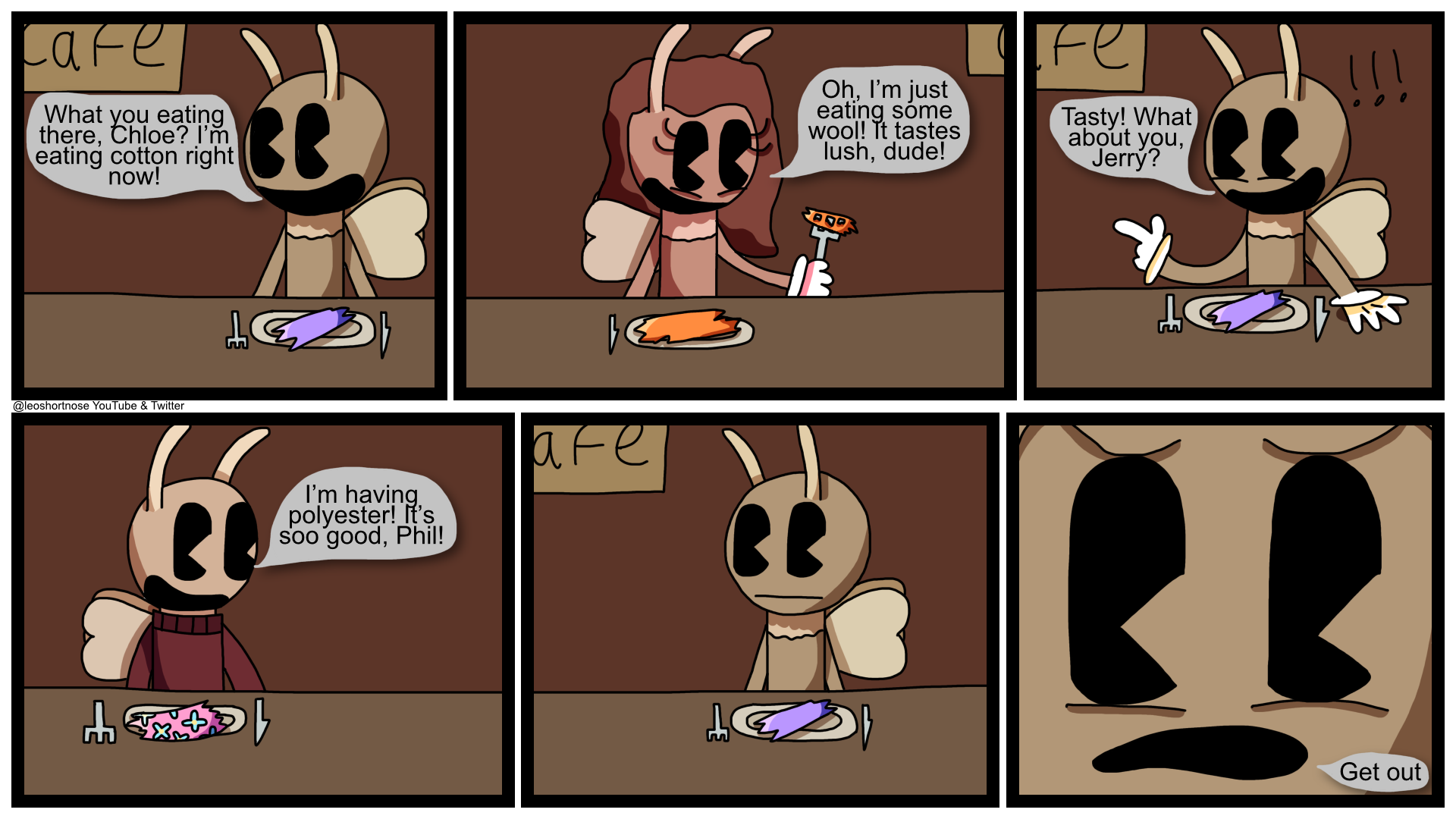Moths At A Diner